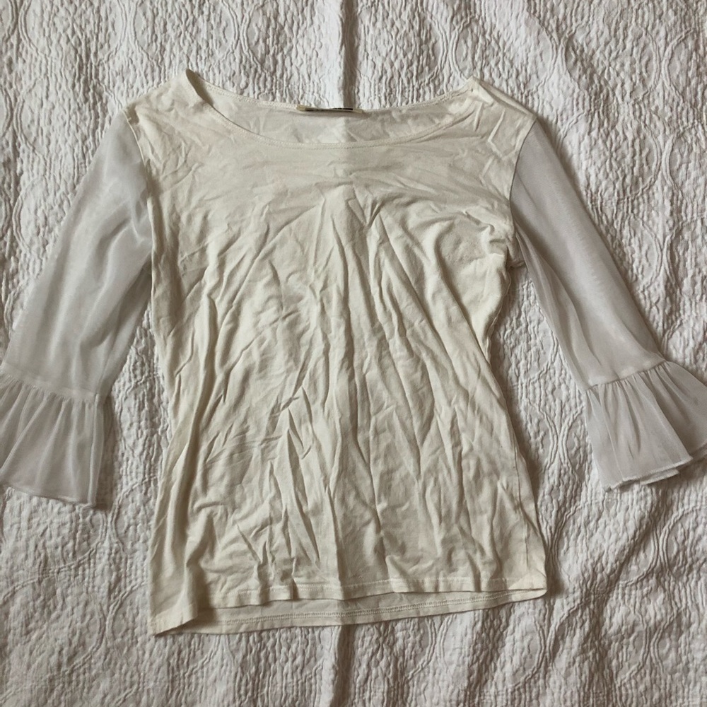Mesh sleeve top